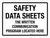 Safety Data Sheets The Written Communication Program Located Here Landscape - Wall Sign