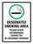 Designated Smoking Area - Please Place Extinguished Cigarettes In Container Portrait - Wall Sign