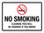 No Smoking - Cleaning Fees Will Be Charged If You Smoke Landscape - Wall Sign