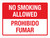 No Smoking Allowed (Prohibido Fumar) Bilingual Landscape - Wall Sign