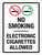 No Smoking Electronic Cigarettes Allowed Portrait - Wall Sign