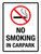 No Smoking In Carpark Portrait - Wall Sign
