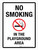 No Smoking In The Playground Area Portrait - Wall Sign