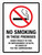 No Smoking In These Premises Under Penalty Of Fine Or Imprisonment Portrait - Wall Sign