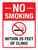 No Smoking Within 25 Feet Of Clinic Portrait - Wall Sign