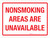 Nonsmoking Areas Are Unavailable Landscape - Wall Sign