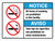 Notice: All Forms Of Smoking Are Prohibited In This Facility Bilingual ANSI Landscape - Wall Sign