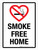 Smoke Free Home Portrait - Wall Sign