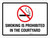 Smoking Is Prohibited In The Courtyard Landscape - Wall Sign