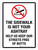 The Sidewalk Is Not Your Ashtray - Help Us Keep Our Streets Free Of Butts Portrait - Wall Sign