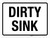 Dirty Sink Landscape - Wall Sign