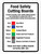 Food Safety Cutting Boards Portrait - Wall Sign