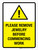 Please Remove Jewelry Before Commencing Work Portrait - Wall Sign