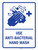 Use Anti-Bacterial Hand Wash Portrait - Wall Sign