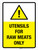 Utensils for Raw Meats Only Portrait - Wall Sign