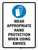 Wear Appropriate Hand Protection When Using Knives Portrait - Wall Sign