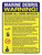 Marine Debris Warning! Secure All Loose Articles Portrait - Wall Sign