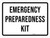 Emergency Preparedness Kit Landscape - Wall Sign