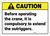 Caution: Before Operating The Crane Extend The Outriggers - Wall Sign