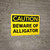 Caution: Beware Of Alligator - Wall Sign
