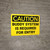 Caution: Buddy System is Required for Entry - Wall Sign