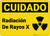 Caution: X Ray Radiation Spanish with Graphic - Wall Sign