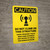 Caution: Do Not Climb on This Structure Frequency May Exceed FCC Rules - Wall Sign