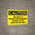Caution: Unlawful to Operate this Equipment Within 10 ft of Voltage Lines - Wall Sign