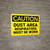 Caution: Dust Area Respirators Must be Worn - Wall Sign