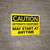 Caution: Automatic Equipment May Start At Anytime - Wall Sign
