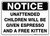 Notice Unattended Children