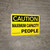 Caution: Maximum Capacity People - Wall Sign
