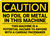 Caution: No Foil or Metal in This Machine - Wall Sign