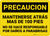 Caution: Stay Back Feet Not Responsible Spanish - Wall Sign