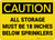 Caution: All Storage Must be 18 Inches Below Sprinklers - Wall Sign