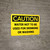 Caution: Water Not Used Drinking or Washing - Wall Sign
