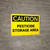 Caution: Pesticide Storage Area - Wall Sign
