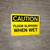 Caution: Floor Slippery When Wet - Wall Sign