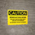 Caution: Renovation Work Do Not Enter Work Area Unless Authorized No Smoking Eating Drinking - Wall Sign
