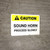 Caution: Sound Horn Proceed Slowly - Wall Sign