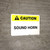 Caution: Sound Horn - Wall Sign
