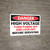 Danger: High Voltage Turn Power Off and Lock Out - Wall Sign