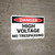 Danger: High Voltage No Trespassing - Wall Sign