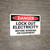 Danger: Lock Out Electricity before Working on Equipment - Wall Sign