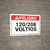 Danger: Spanish 120/208 Volts - Wall Sign