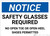 Notice: Safety Glasses Required No Open Toe Or Open Heel Shoes - Wall Sign