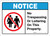 Notice: No Trespassing Or Loitering On This Property - Wall Sign