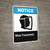 Notice: Wear Faceshield ANSI - Wall Sign
