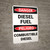 Danger: Diesel Fuel Bilingual Spanish - Wall Sign