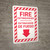 Fire Extinguisher Arrow Down Bilingual Spanish - Wall Sign